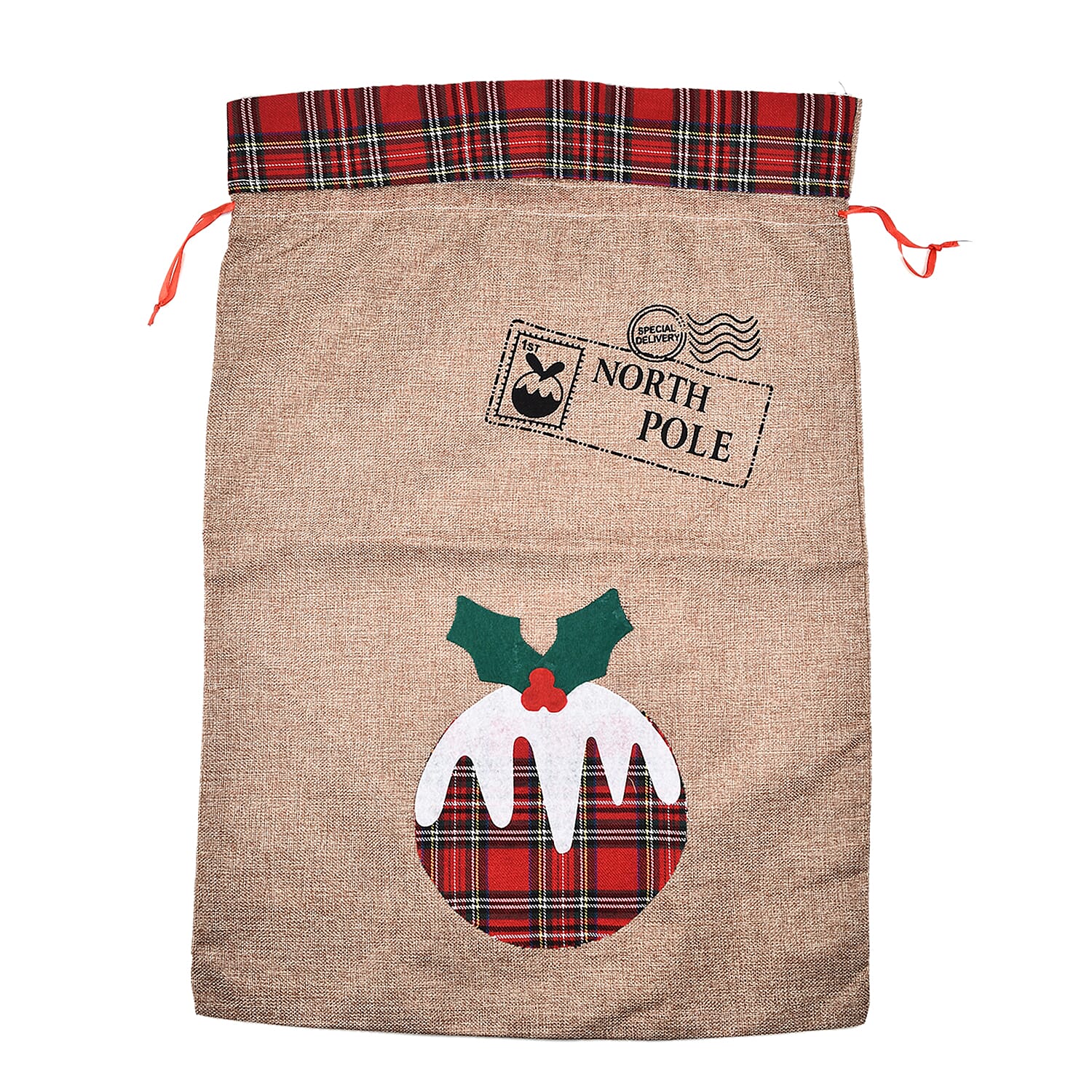 Christmas Sack Pudding (Size 70x50 Cm)