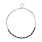 Lapis Lazuli Necklace (Size - 20 With 2 Inch Extender ) in Pure White Stainless Steel 36.00 Ct.
