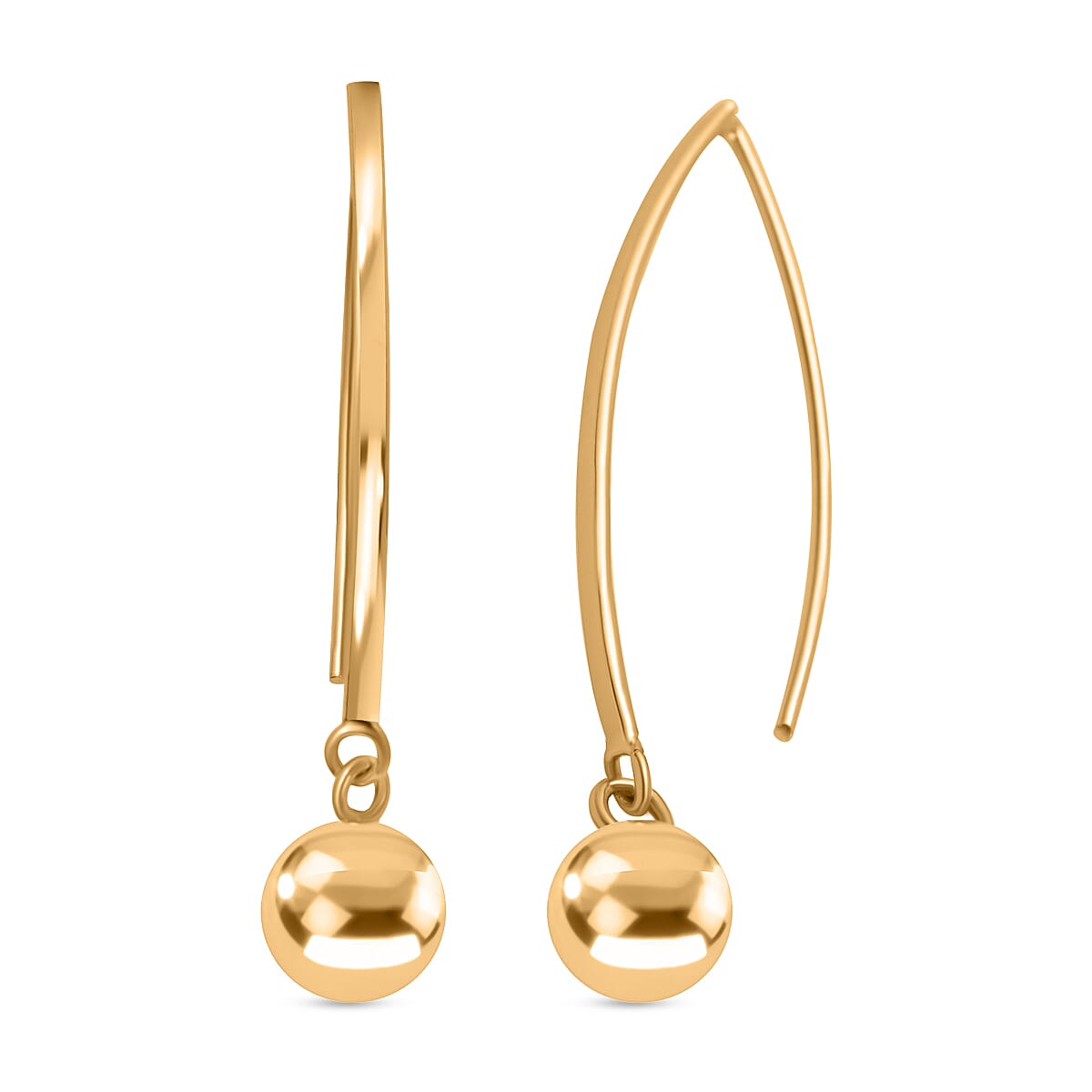 Sterling Silver Ball Drop Earrings