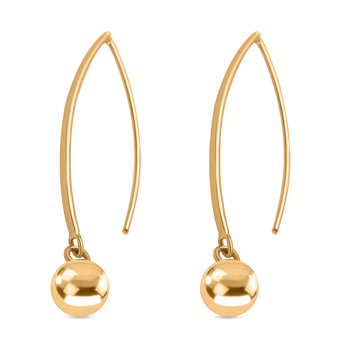 Sterling Silver Ball Drop Earrings