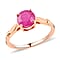 14K Gold Natural Montepuez Ruby Ring 