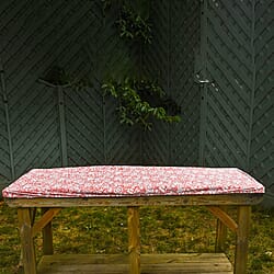 Homesmart Leaves Pattern Rectangle Table Cloth (Size 193x86 cm) - White and Multi