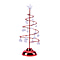Strings Christmas LED Tree Design Night Lamp (Size 33x13x13cm) (3xAAA Batteries - Not Incl.) - Red