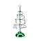 Strings Christmas LED Tree Design Night Lamp (Size 33x13x13cm) (3xAAA Batteries - Not Incl.) - Green