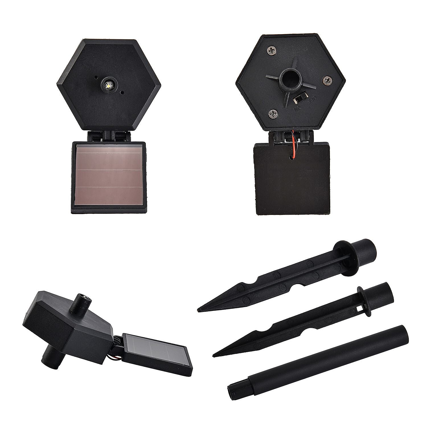 LED Solar Garden Owl Stake Light (Size 42x9x7 cm) - White