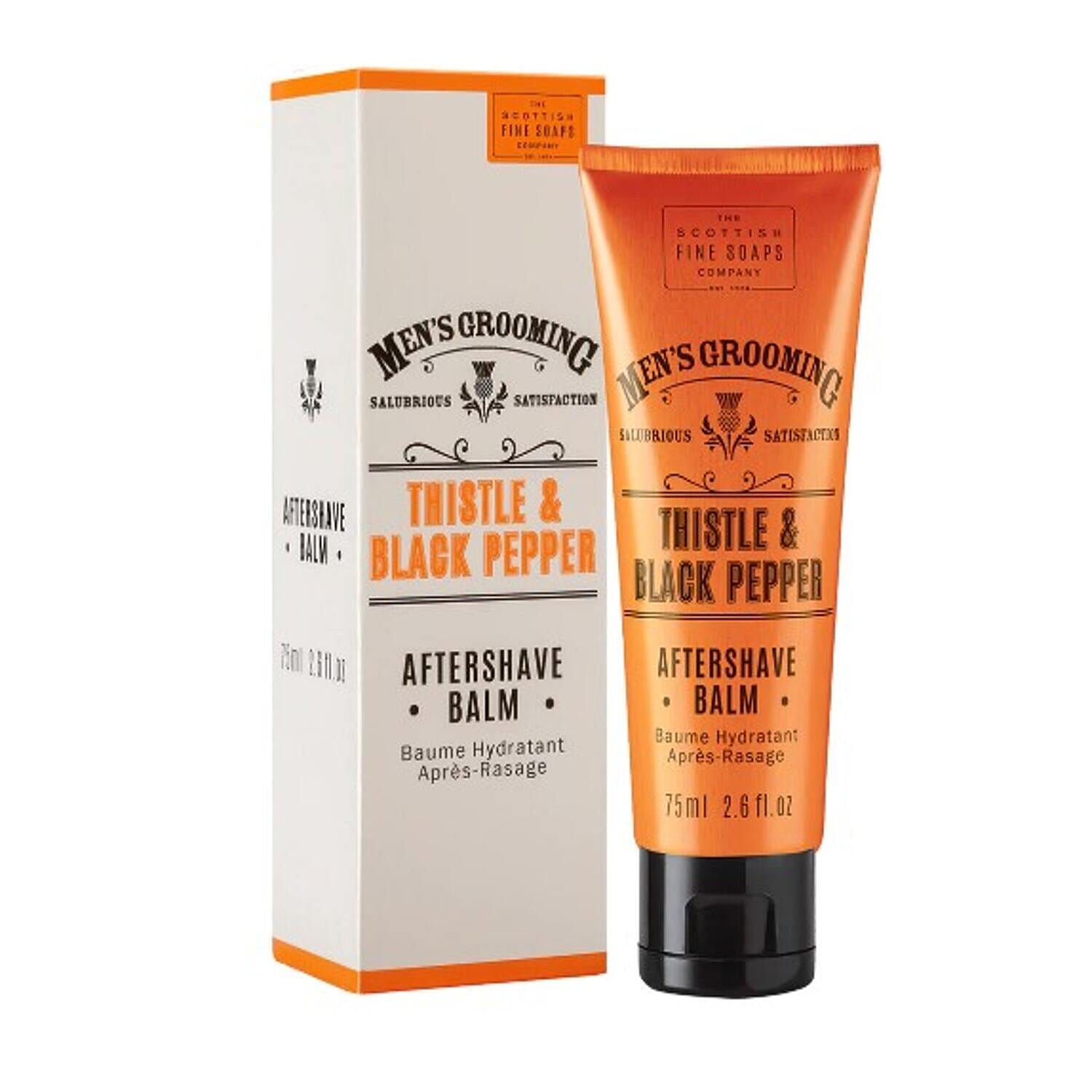 Scottish Fine Soaps - Thistle - Black Pepper Aftershave Balm 75ml Tube