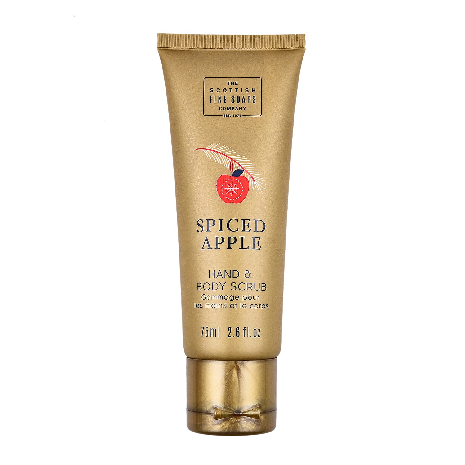Scottish Fine Soaps - Spiced Apple Luxurious Gift Set 3x75ml Tubes, 1x40g Soap, Drum Scottish Fine Soaps - Spiced Apple Luxurious Gift Set 3x75ml Tubes, 1x40g Soap, Drum
