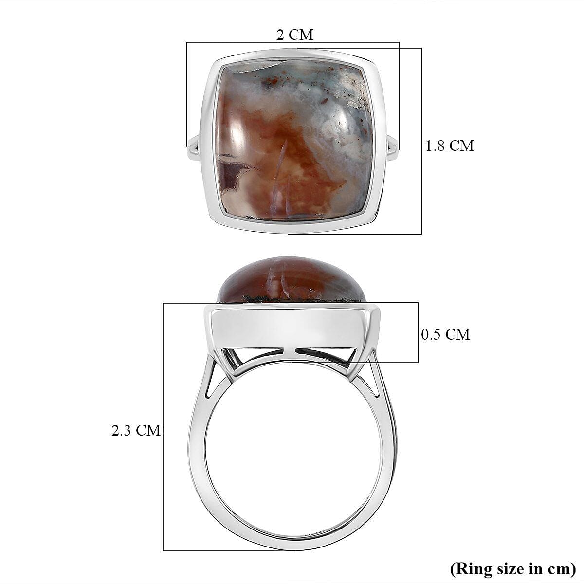 Zimbaprase Solitaire Ring in Platinum Overlay Sterling Silver 11.00 Ct.