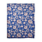 Floral Pattern Flannel Blanket (King Size, 200x150 cm) - Green