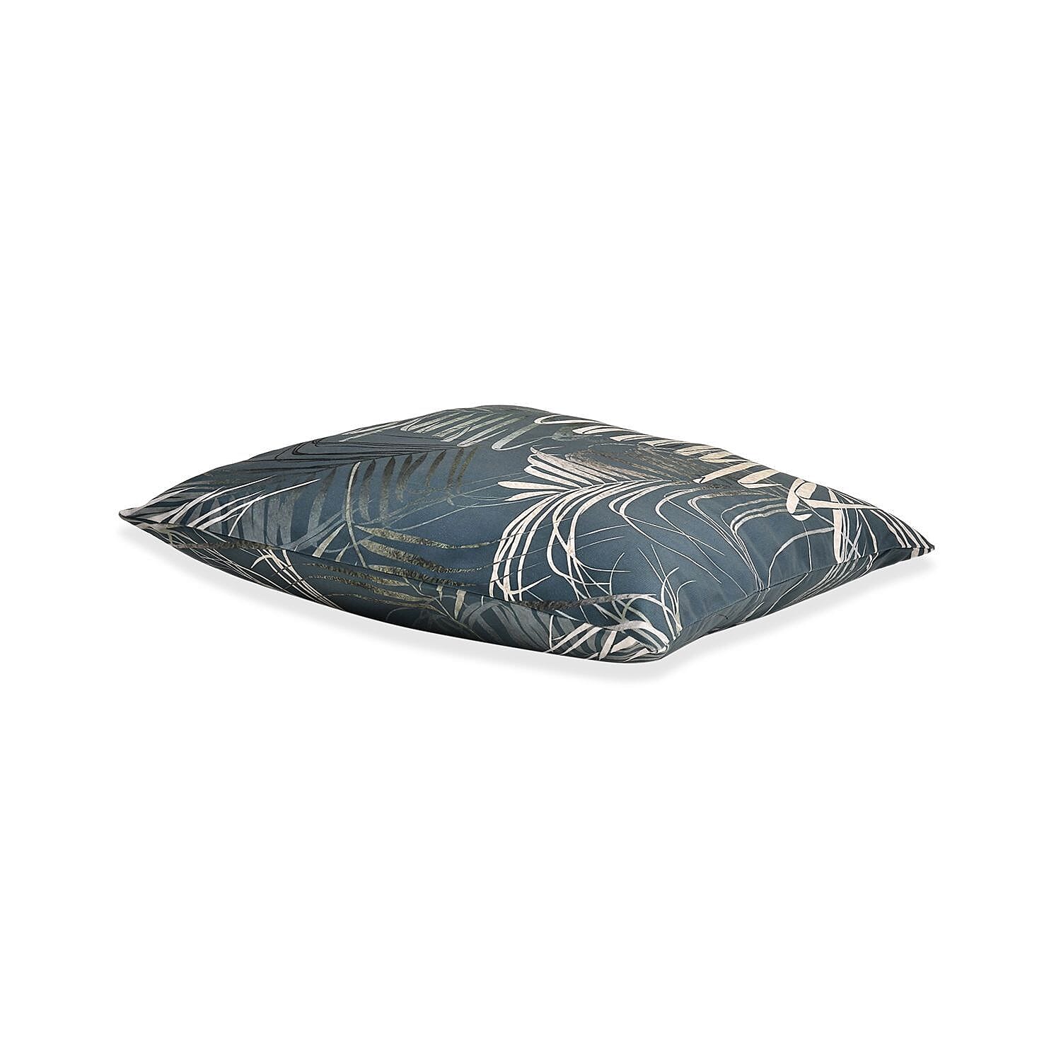 Set of 2 - Palm Leaves Pattern Cushion (Size - 43cm) - Dark Green