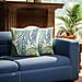 TJC Essentials Set of 2 - Palm Leaves Pattern Cushion (Size - 43cm) - Greyish Green