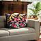 TJC Essentials Set of 2 - Palm Leaves Pattern Cushion (Size - 43cm) - Greyish Green