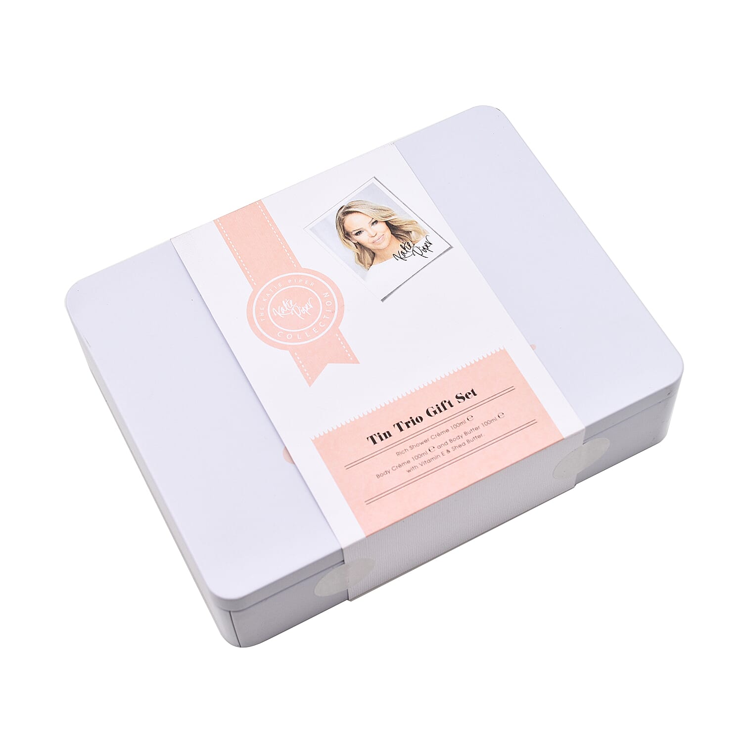 Katie Piper Tin Trio Gift Set 100ml Shower Creme, 100ml Body Creme & 100ml Body Butter