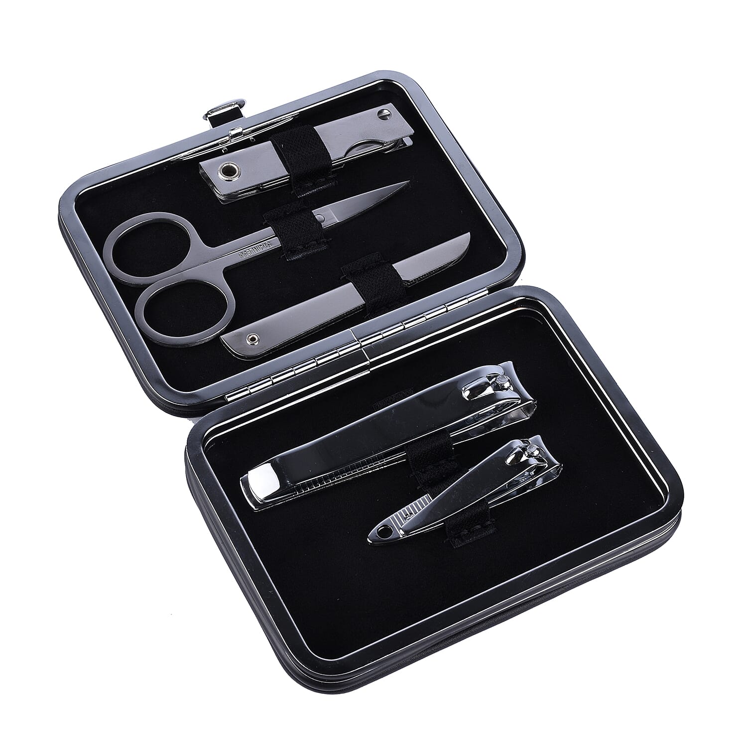 Set of 5 - Paul Oliver Manicure Graphite Band - Black