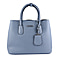 DAVID JONES Handbag with Handle Hold & Shoulder Strap (Size 34x25x14Cm) - Blue