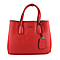 DAVID JONES Handbag with Handle Hold & Shoulder Strap (Size 34x25x14Cm) - Red
