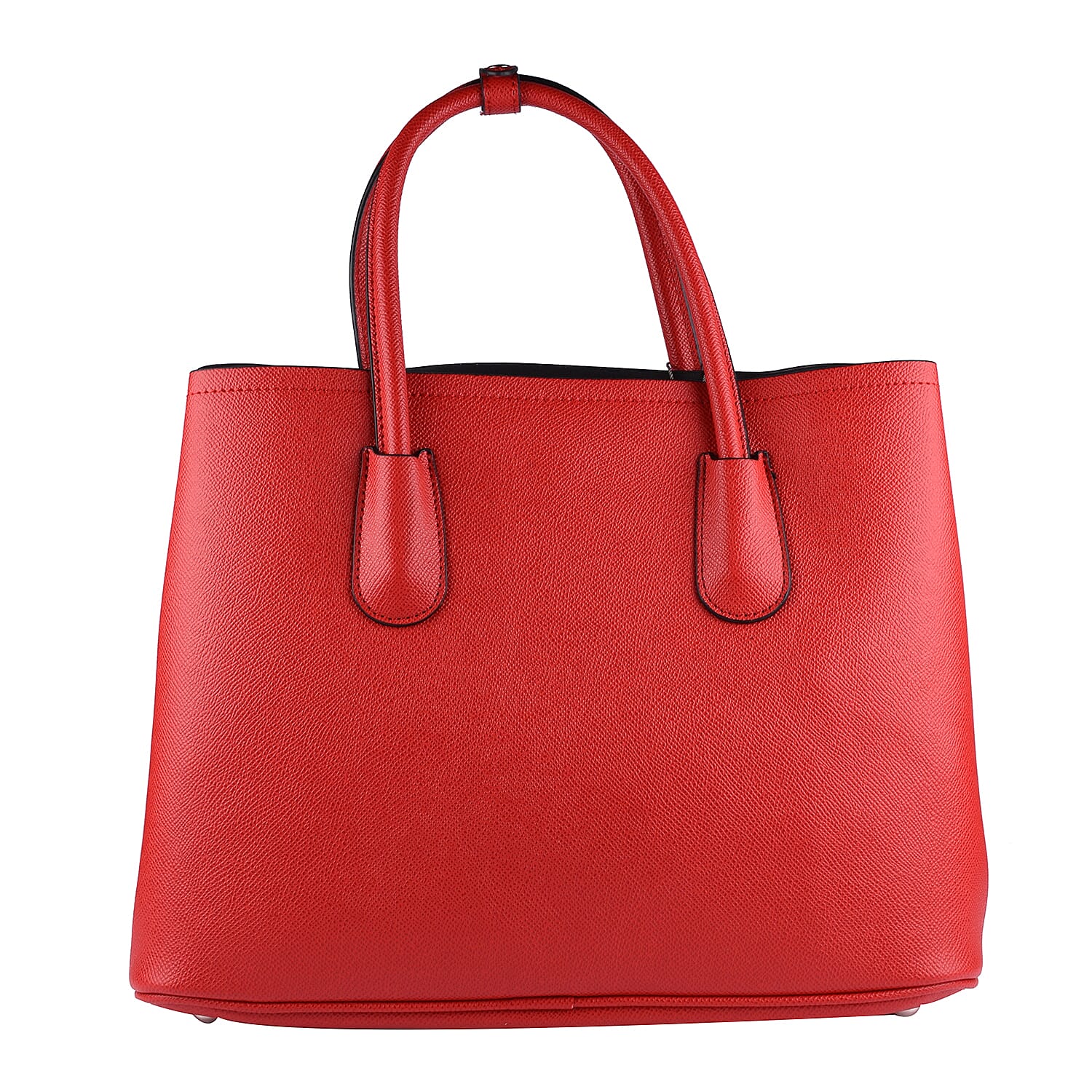DAVID JONES Handbag with Handle Hold & Shoulder Strap (Size 34x25x14Cm) - Red