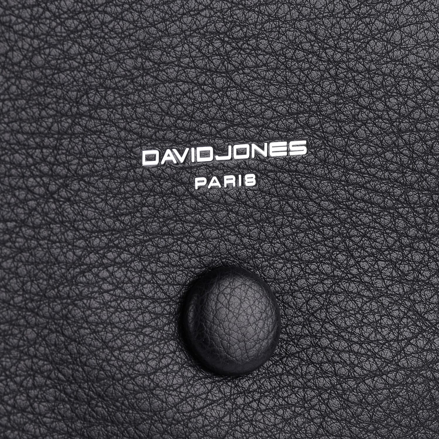 DAVID JONES Crossbody Bag with Shoulder Strap (Size25x22x2Cm) - Black