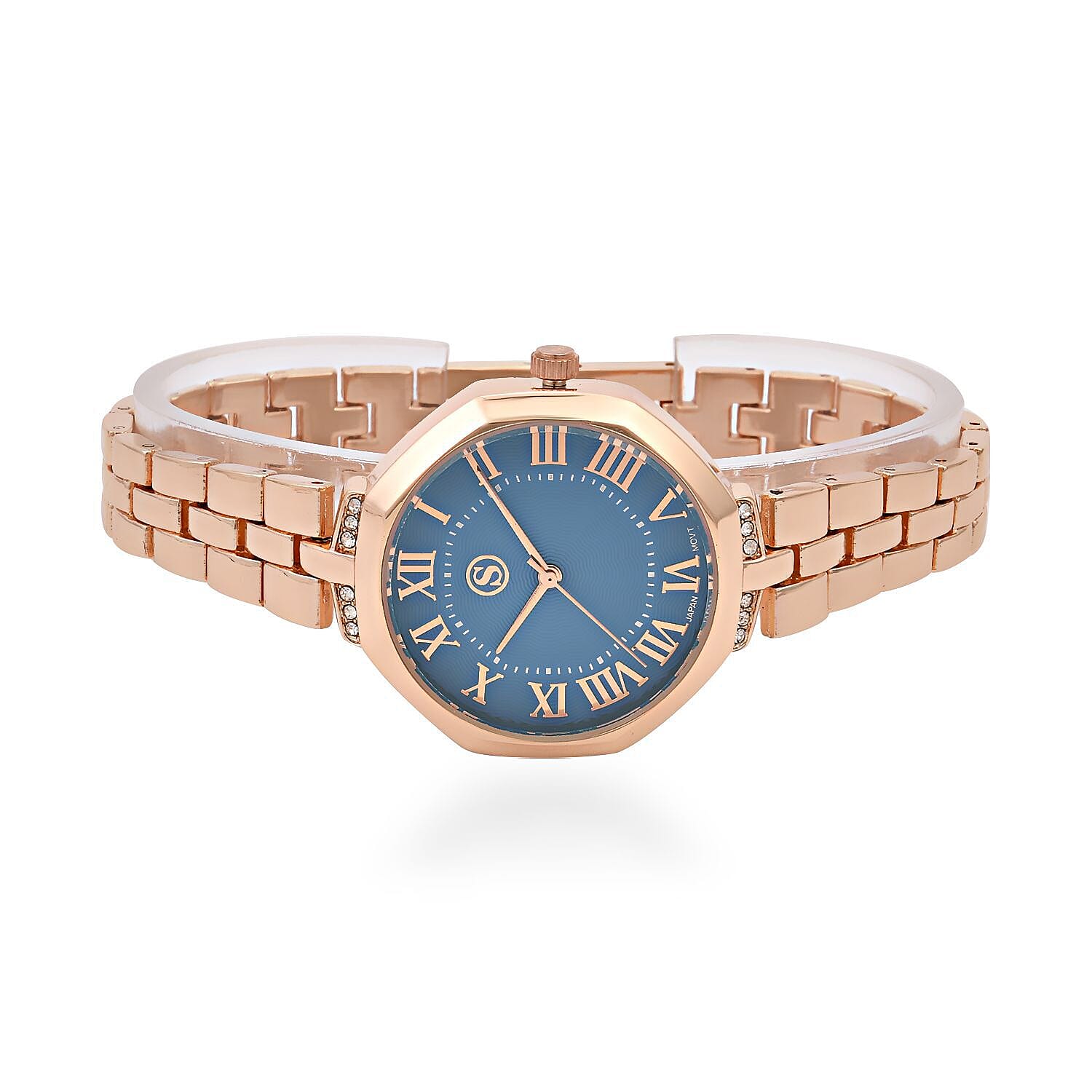 White Crystal  Ladies Watch 0.30 ct  0.300  Ct.