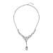 Simulated Dimond and White Austrian Crystal Necklace (Size - 20)
