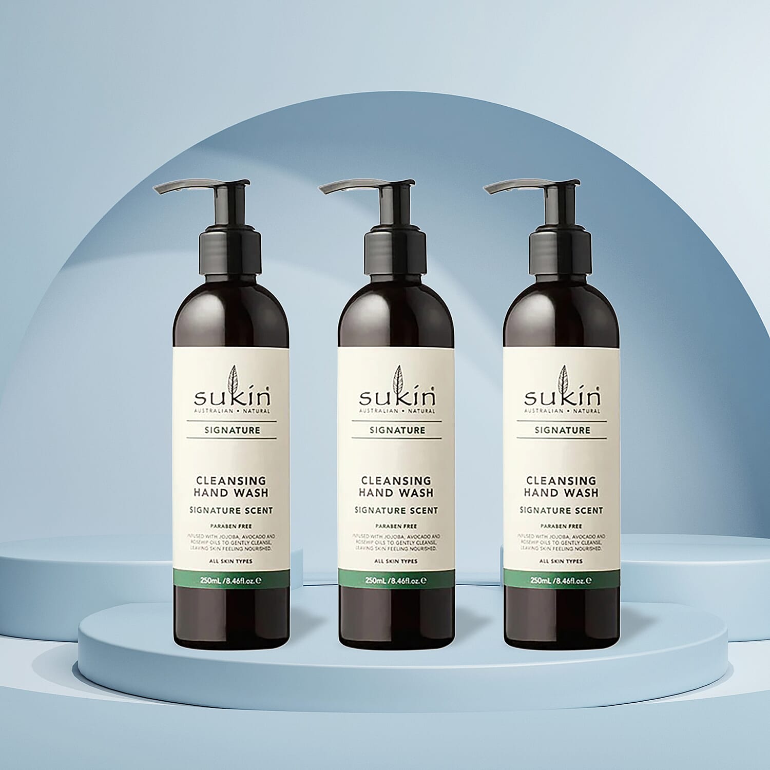 Sukin Signature Scent Cleansing Handwash Trio Set - 250ml