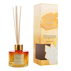 Healing Stone Reed Diffuser in Round Jar with Reed Sticks (105ml) - Purple