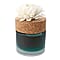 Botanical Aroma Therapy Room Diffuser with Sola Flower in Roasted Jar (120 ml) - Green