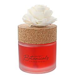 Botanical Aroma Therapy Room Diffuser with Sola Flower in Roasted Jar (120 ml) - Green