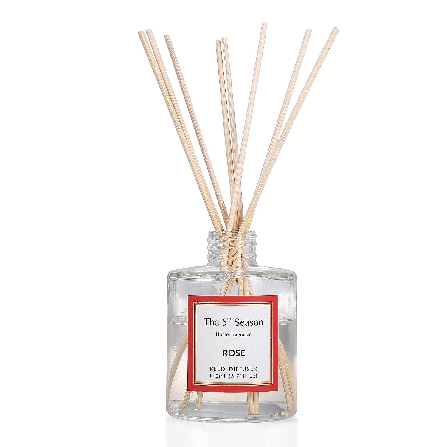 Reed Diffuser Gift Set with Natural Reeds (110ml) - Rose