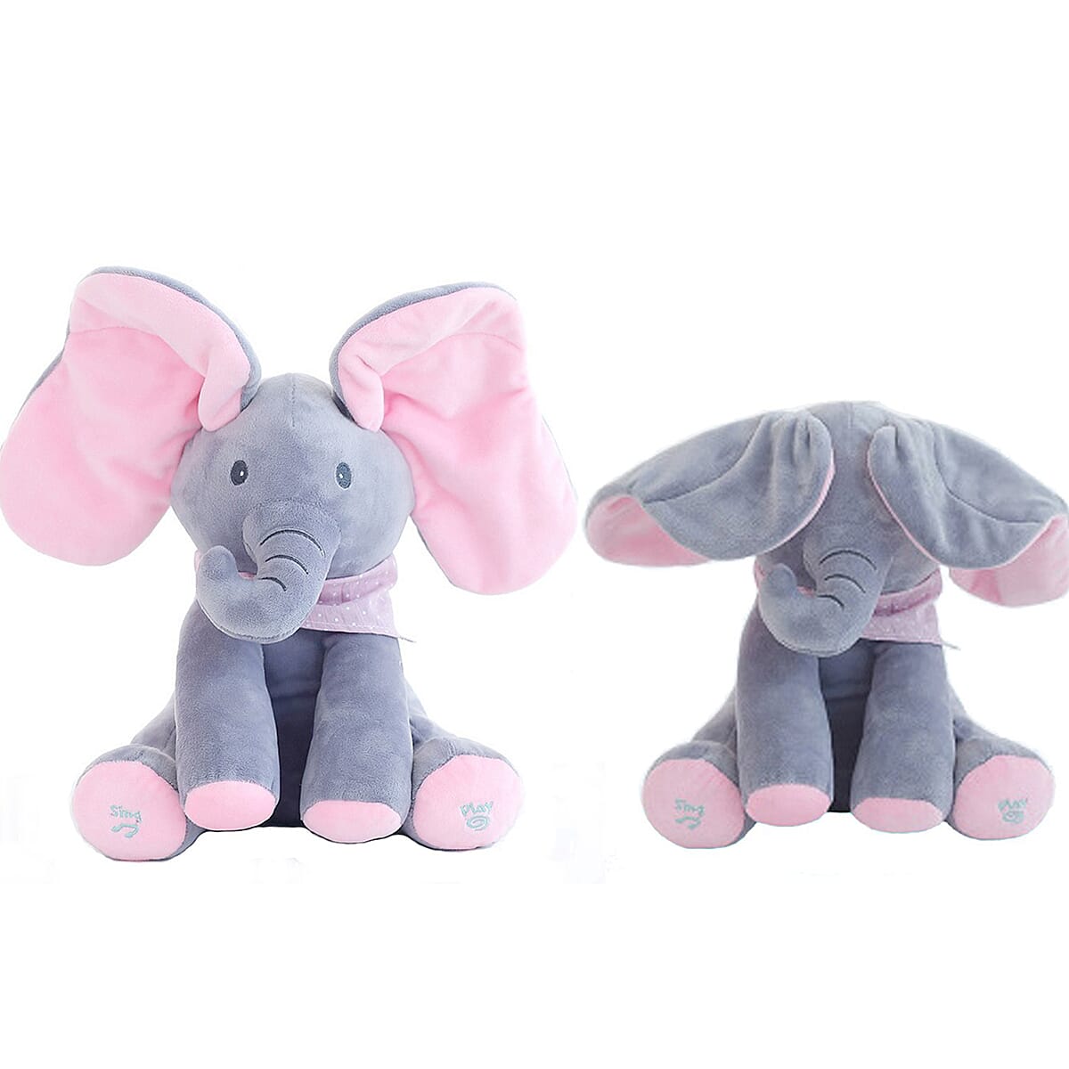 Peek A Boo Plush Elephant 7278857 TJC