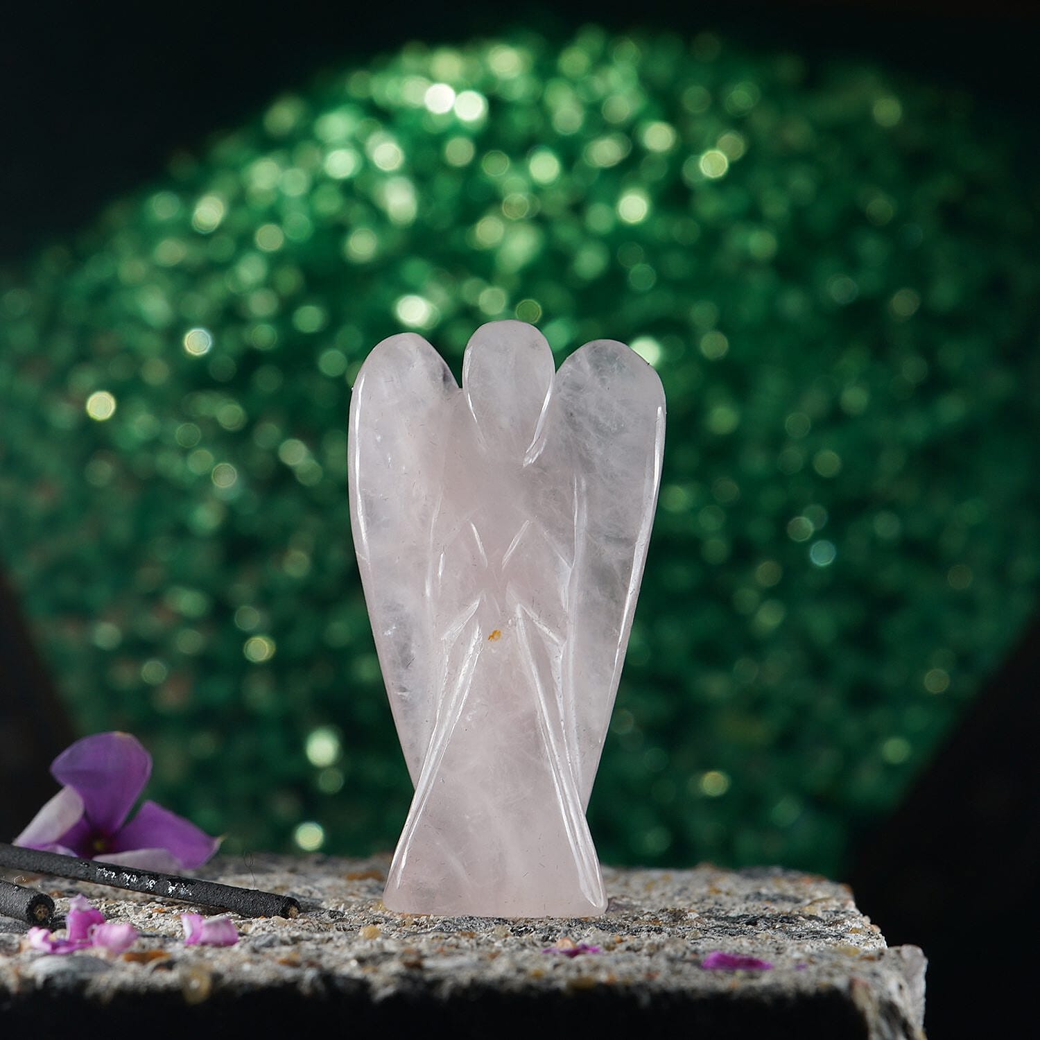 Hand Carved Blue Sodalite Guardian Gemstone Angels