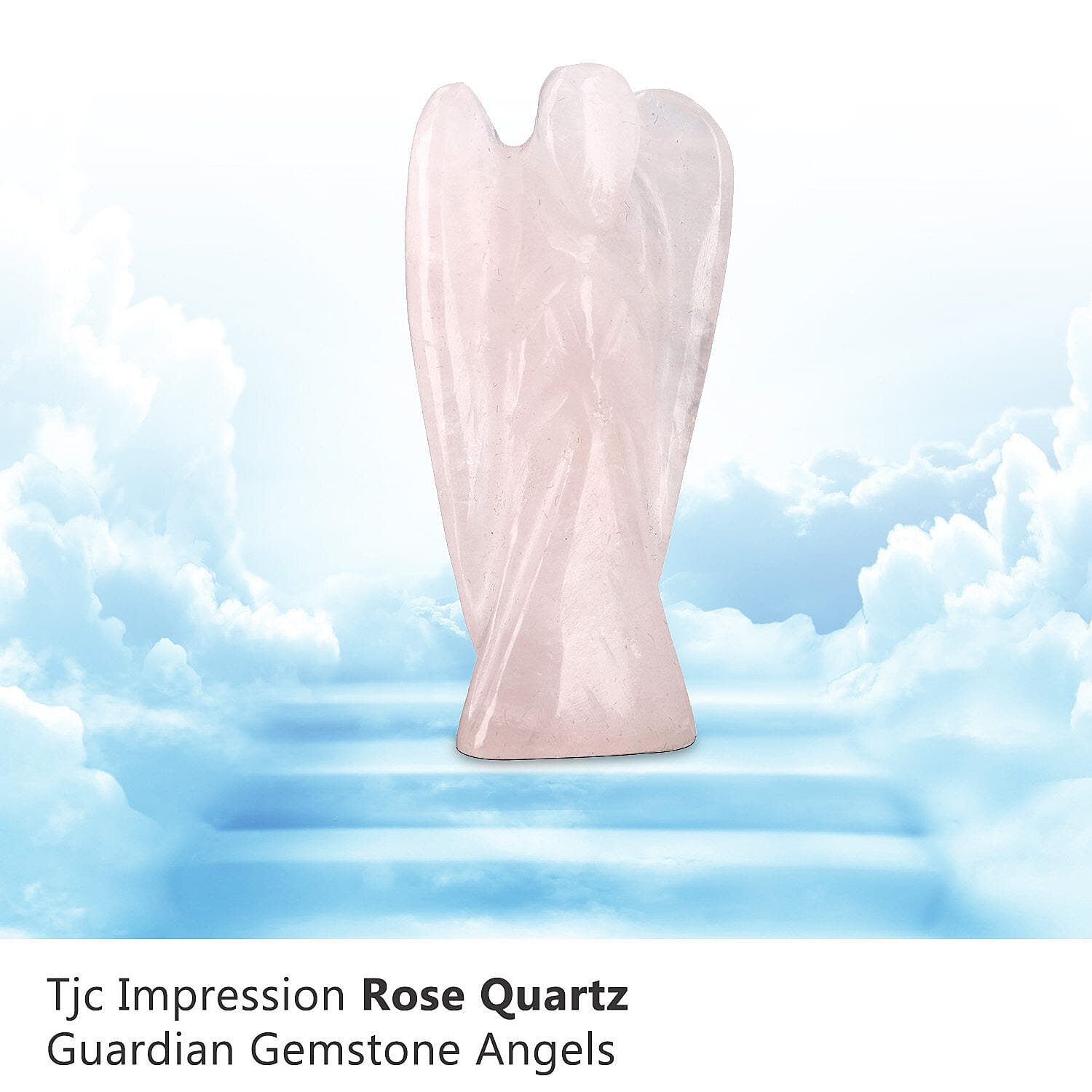 Hand Carved Blue Sodalite Guardian Gemstone Angels