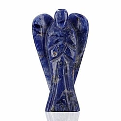 Hand Carved Blue Sodalite Guardian Gemstone Angels