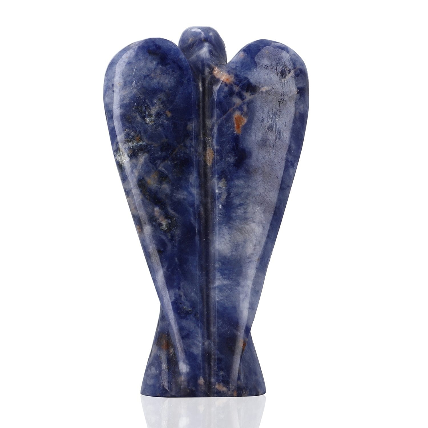 Hand Carved Blue Sodalite Guardian Gemstone Angels - 5.00 Cm