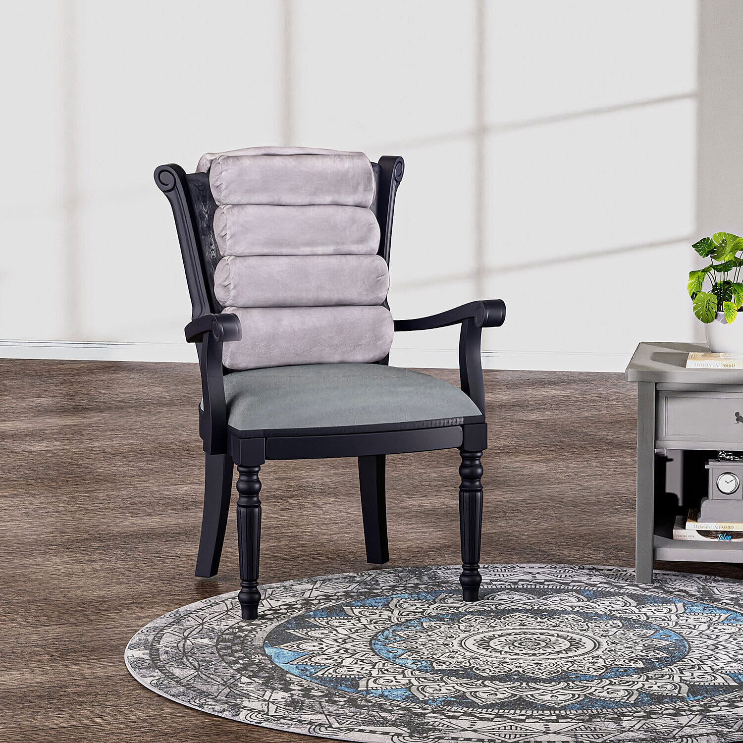 Homesmart Transforming Bench Cushion (Size 60x40x8.7 cm) - Light Grey