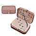 Texture Jewellery Organiser (Size 16x11x5 cm) - Pink & Khaki