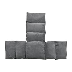 TJC Essentials Polyester Solid Pillow Case and Cover (Size 45x65 cm) - Navy & Navy