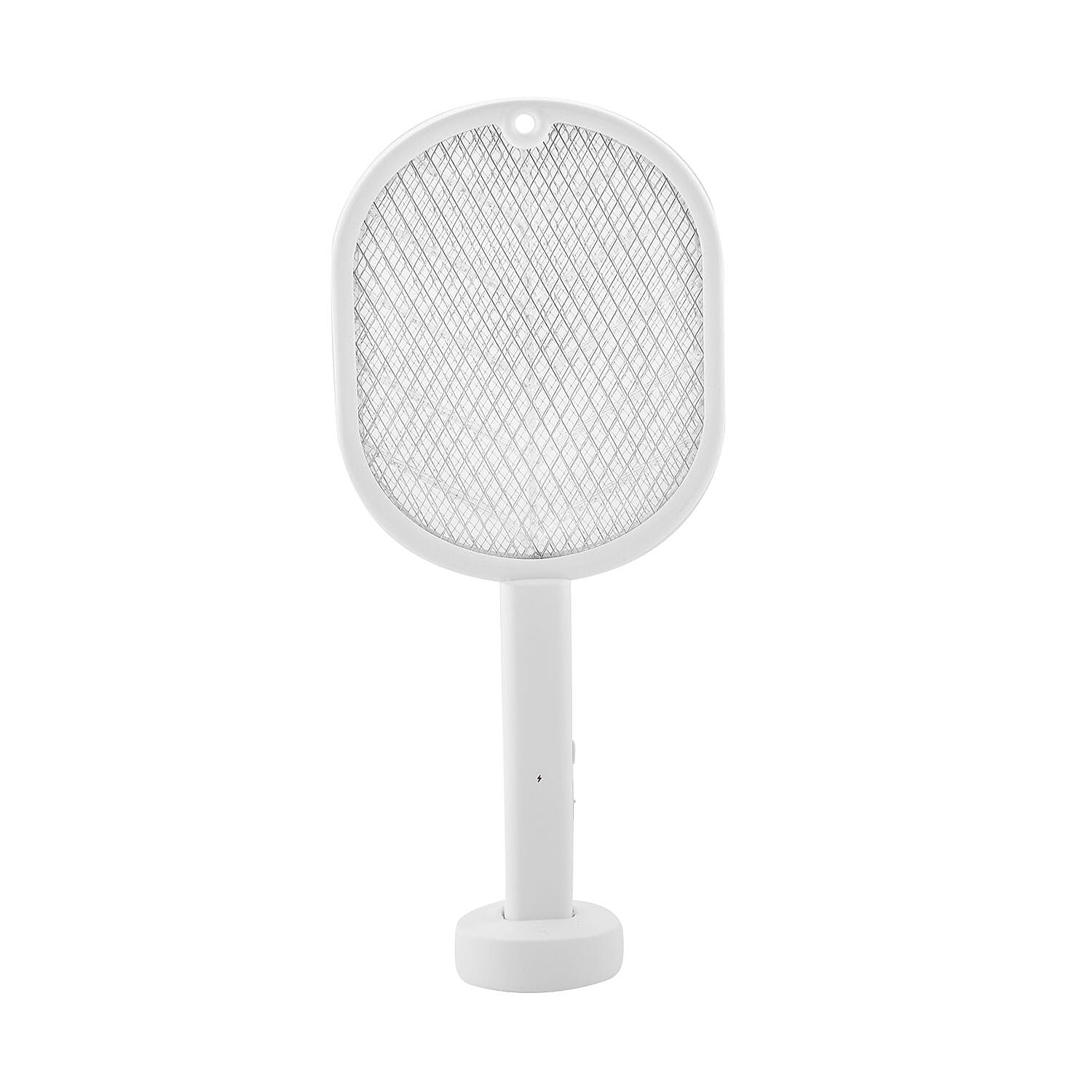 Electric Fly Swatter (Bug Zapper with Base USB Charging UV Light 400 MAH)