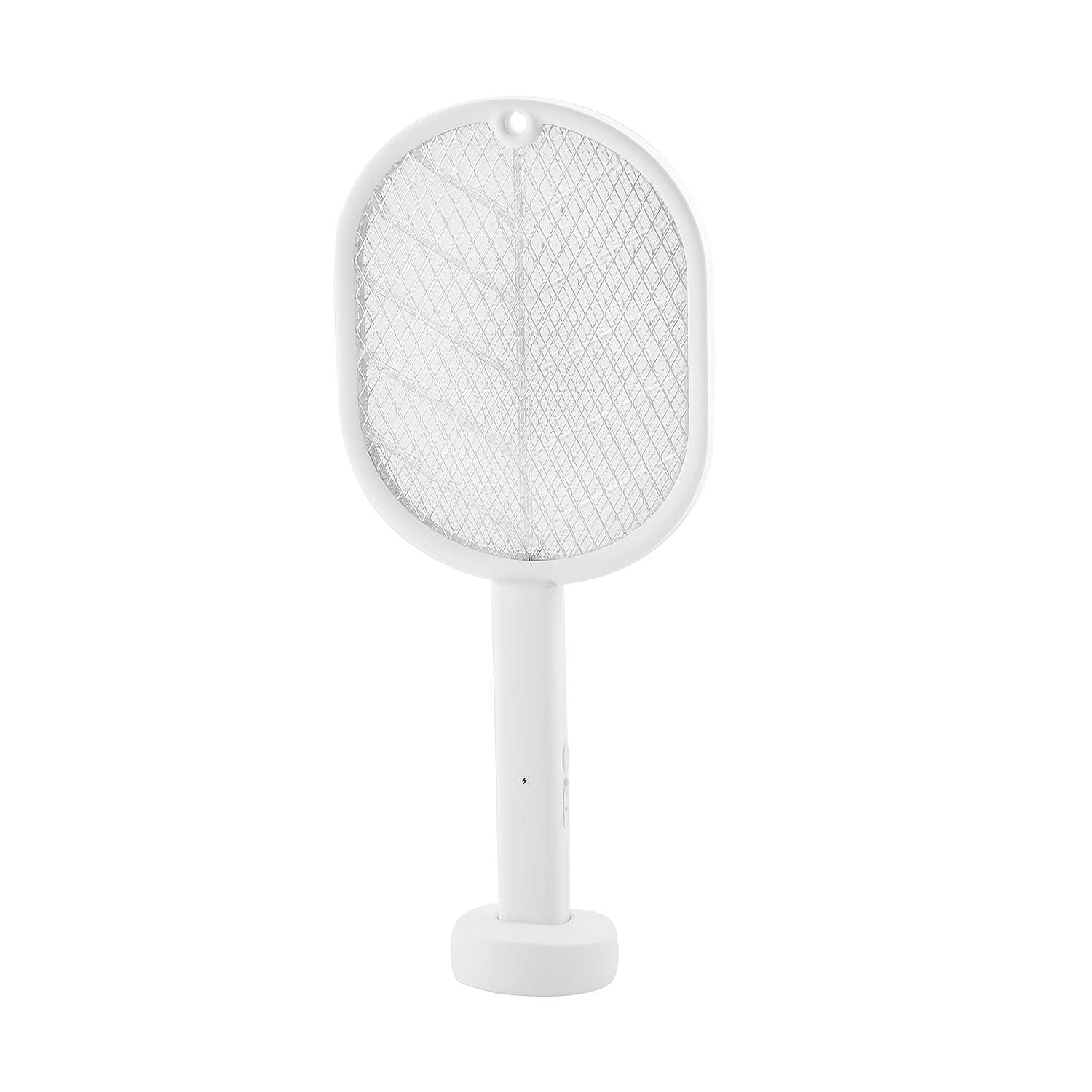 Electric Fly Swatter (Bug Zapper with Base USB Charging UV Light 400 MAH)