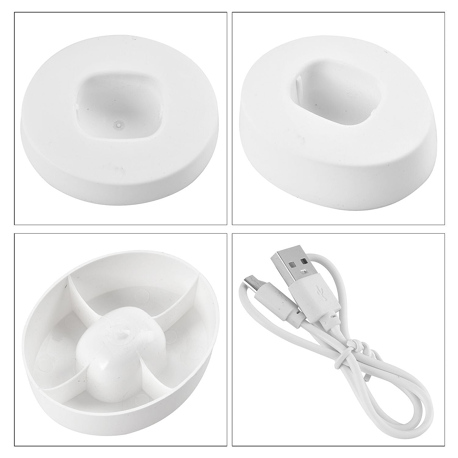 Electric Fly Swatter (Bug Zapper with Base USB Charging UV Light 400 MAH)