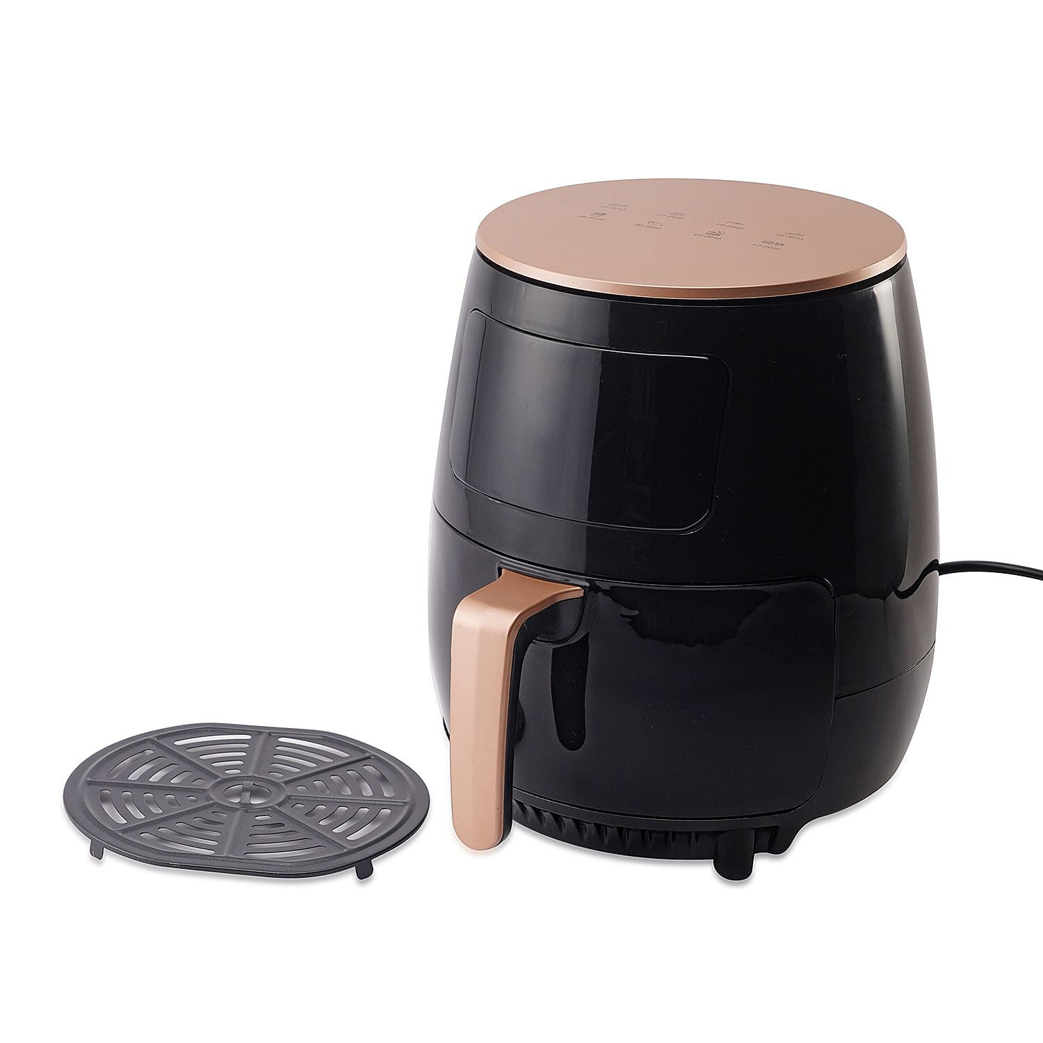 Multifunctional Air Fryer with Frying Plate (1500W, 4.5L) - Black