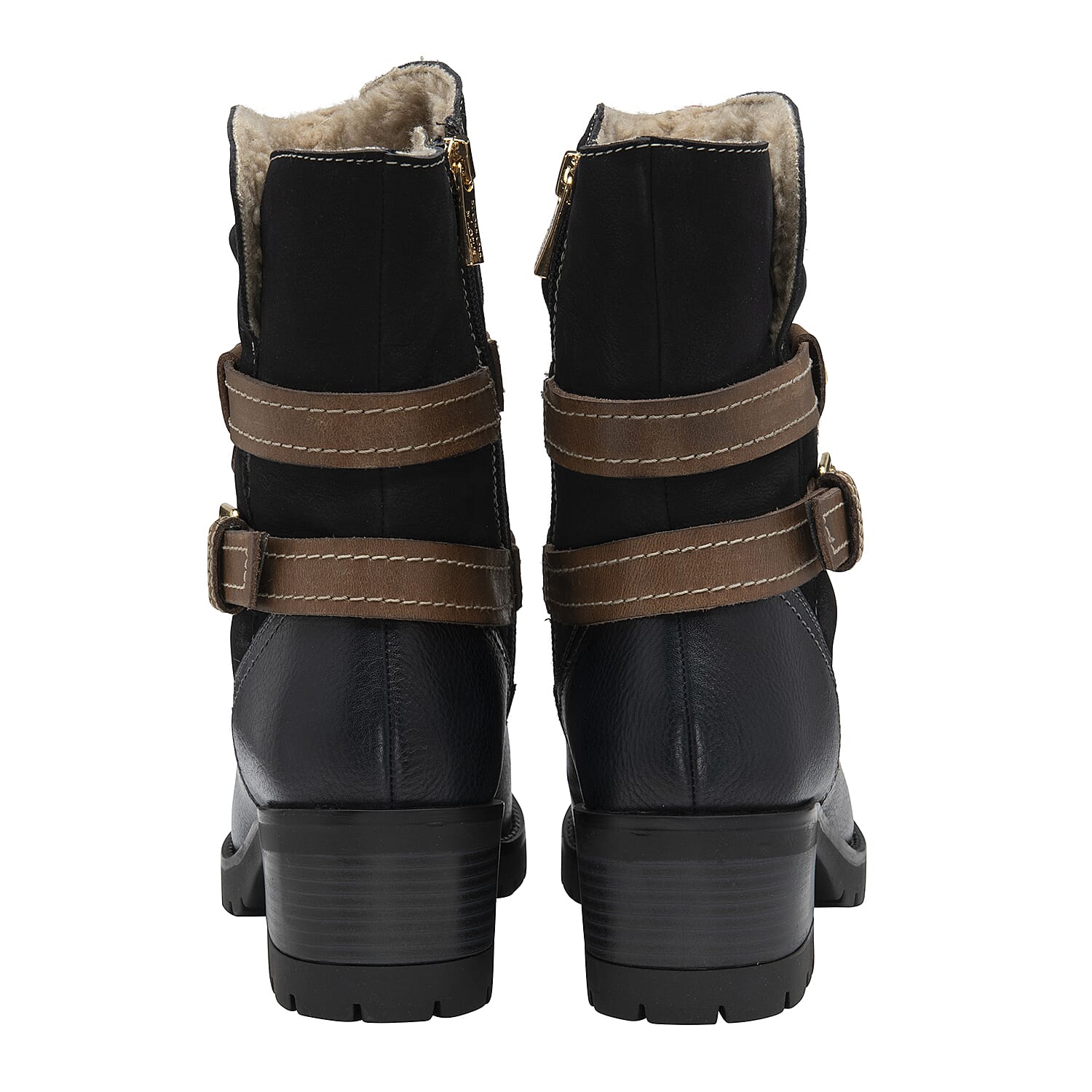 LOTUS Salsa Boots (Size 3) - Navy-Tan