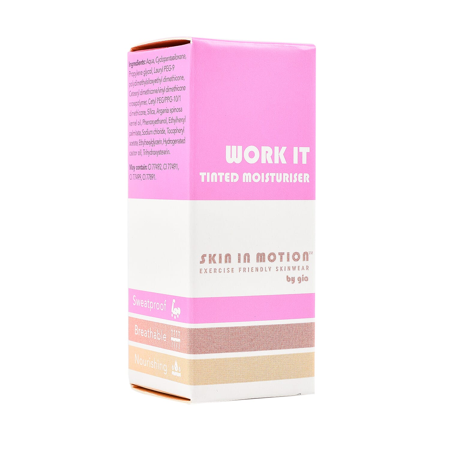 Skin in Motion- Work It Tinted Moisturiser - Shade 3 with Free Complexion Brush