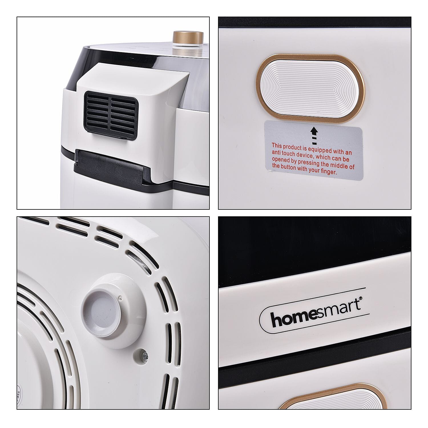 NEW Homesmart Top loading Air Fryer - 7.5L, 1500W - Quick Cooking, Crispy Results. Air Fry, Roast, Reheat, Bake.