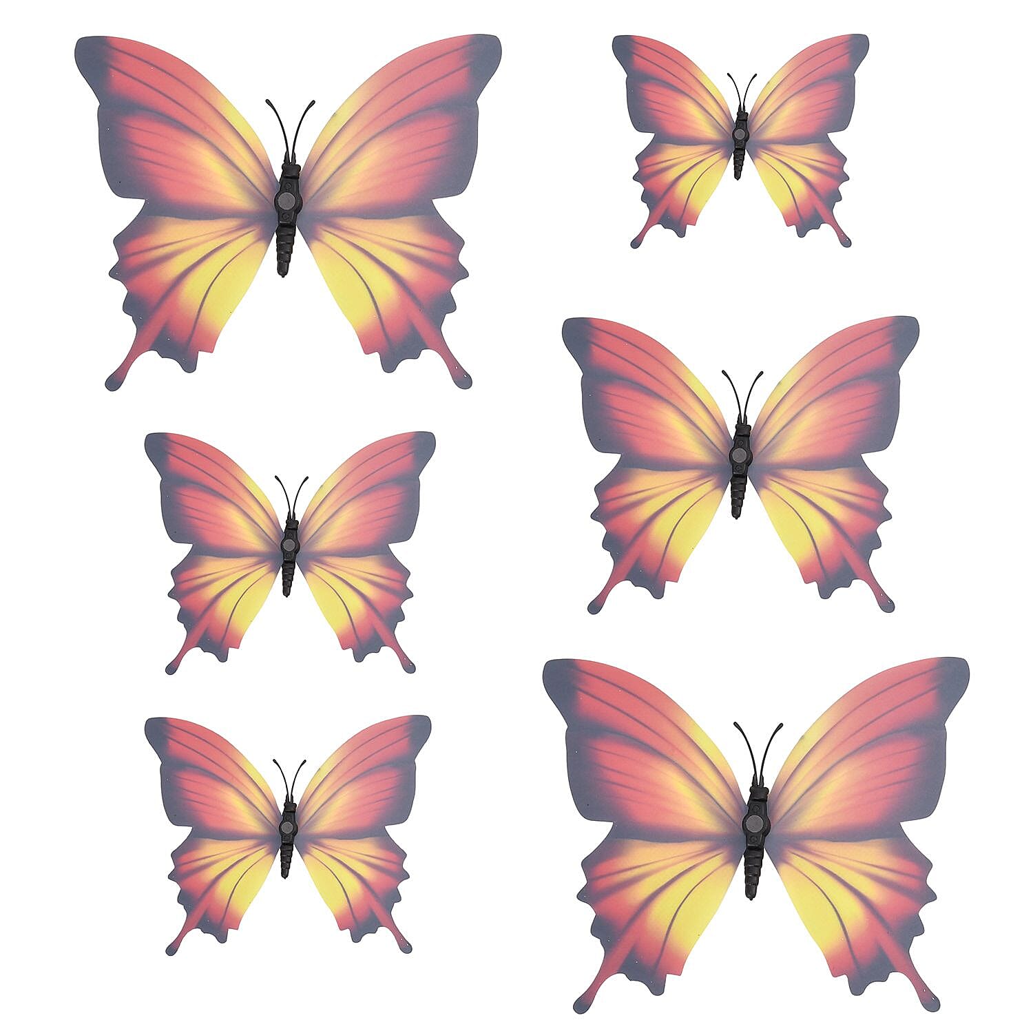 42 - 3D Magnet Butterflies Hanging Decoration Multi