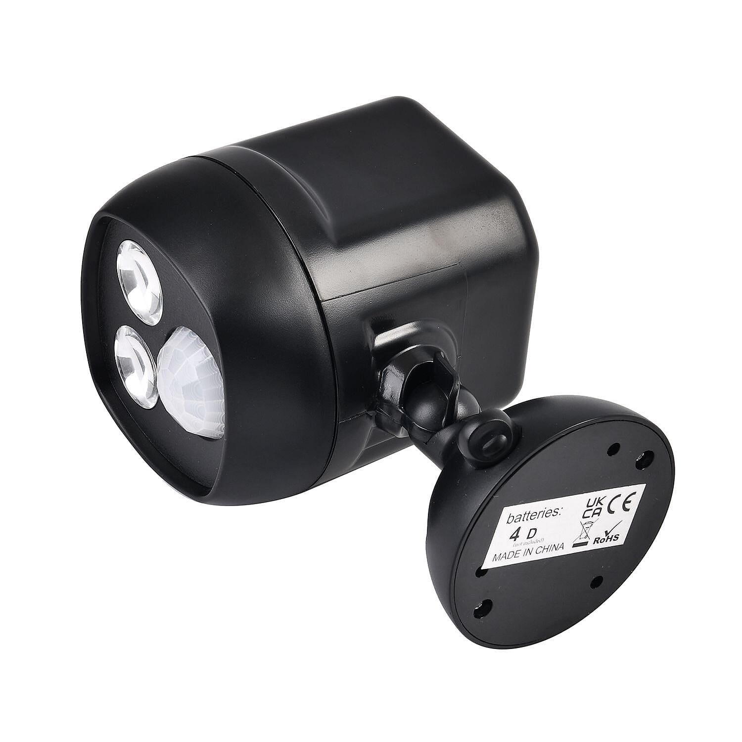 Wireless Super Bright Motion Sensor Security Spotlight (Size 16x10x9 cm) - Black