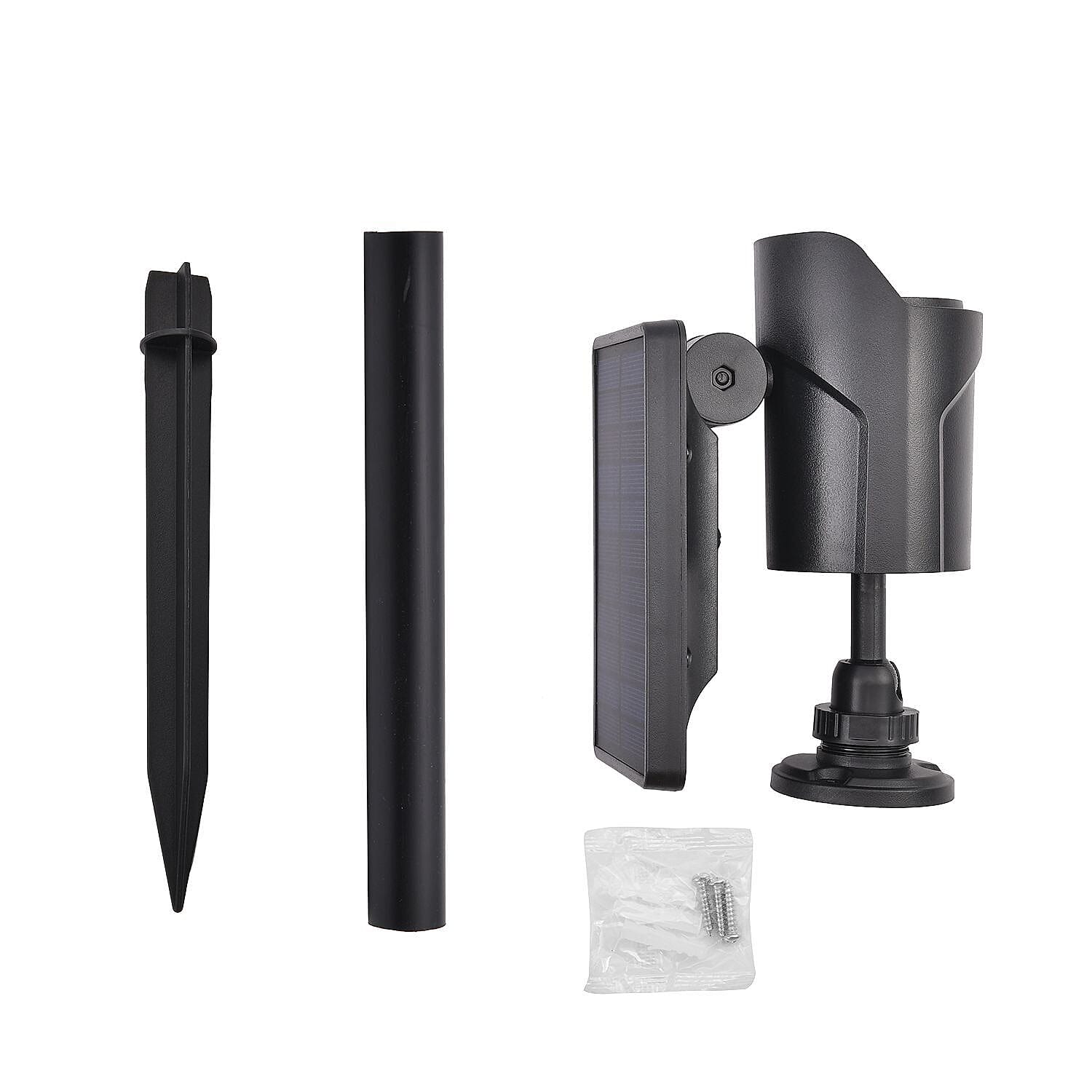 Motion Sensor Solar Charge-Sensor - Wall Light - Stake (Size 18x12x9 cm)