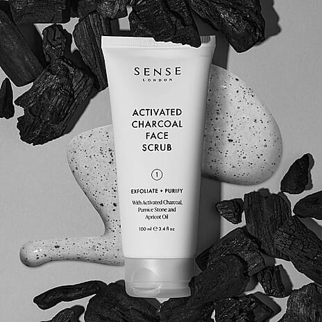 Sense London Activated Charcoal Face Scrub 100ml