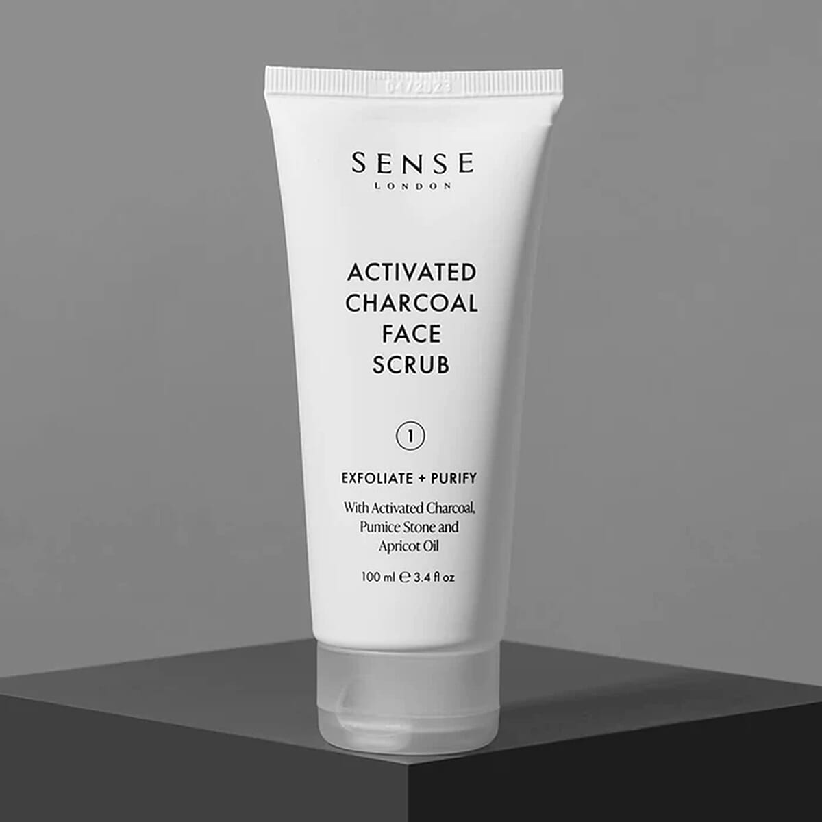 Sense London Activated Charcoal Face Scrub 100ml