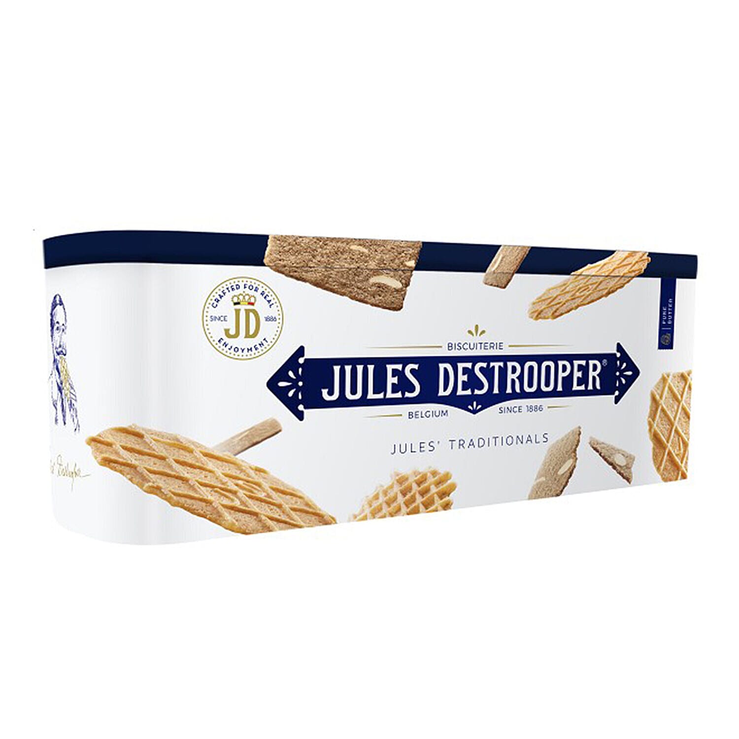 Jules Destrooper Traditional Belgium Biscuits in Tin box